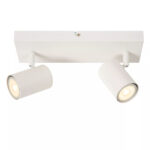 Lucide plafondspot 2xGU10 Amigo in wit