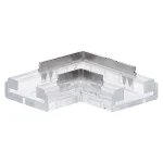 Connector Clip transparant voor 8mm LED strip van strip naar strip met hoek 90°