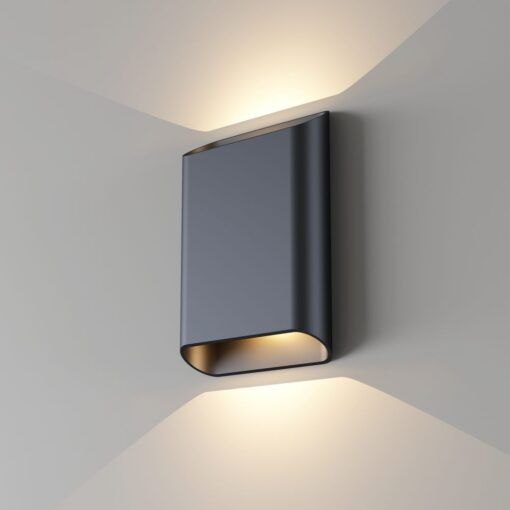 Wandlamp 2x6W 1800-3000K dimbaar Zwart
