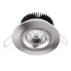 Downlighter 9w dimbaar 2700K Nikkel