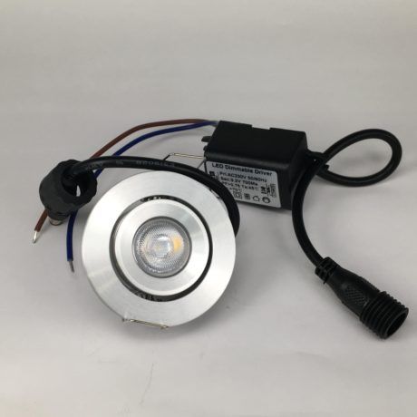 Mini Spot 3W 30° IP65 2700K zij