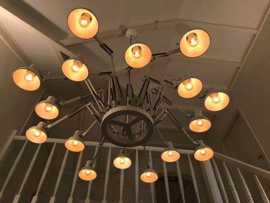 Designlamp LED verlichting bij woning in Vught