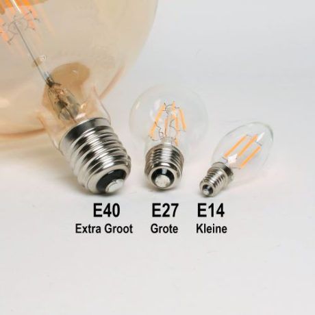 E40 E27 en E14 Fitting uitleg!