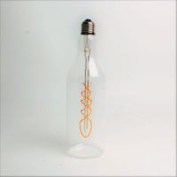 Fles lamp Helder Glas