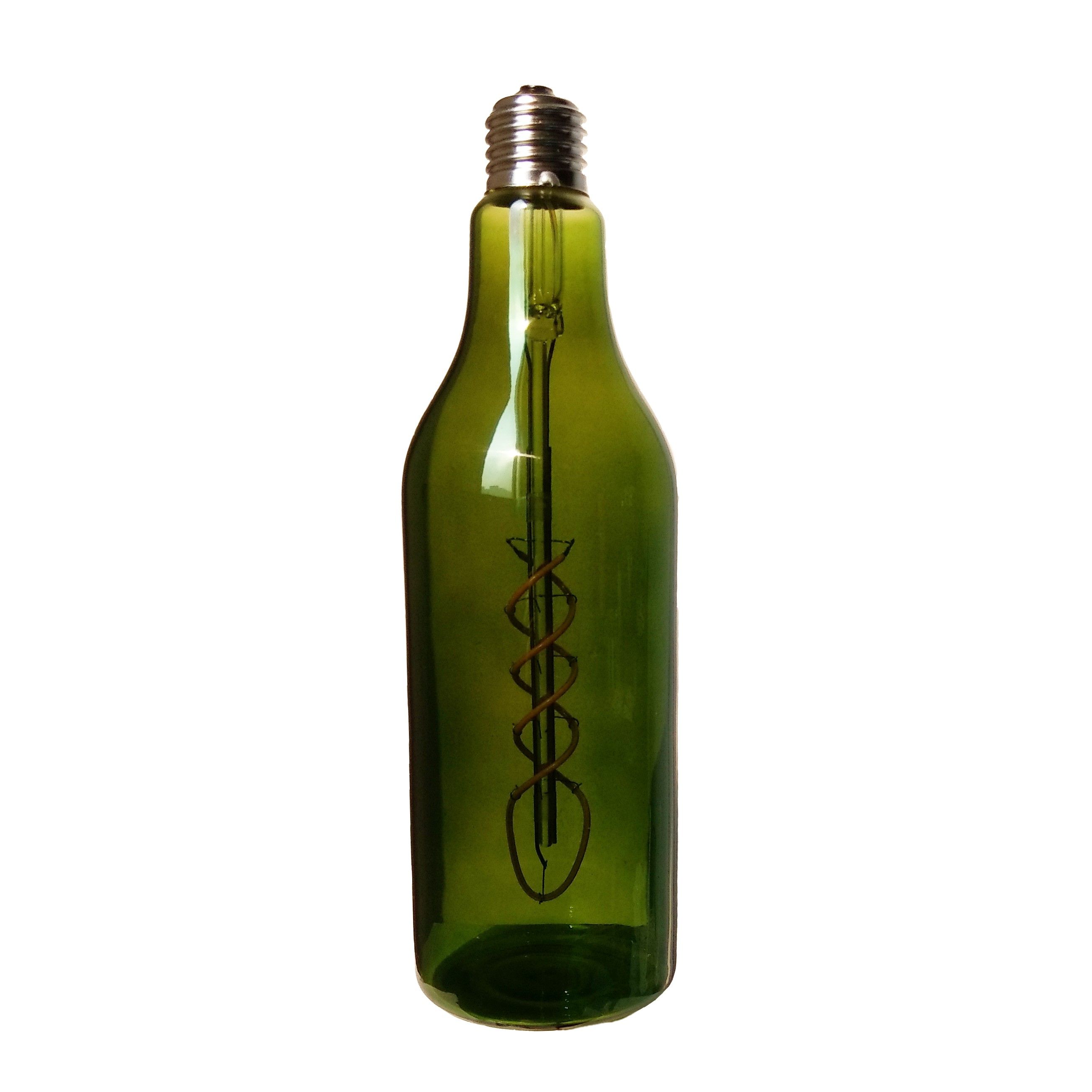 Fleslamp groen glas