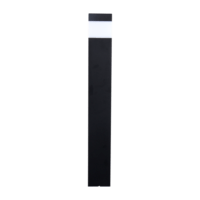 Lantaarn 76cm E27 antraciet Geheel