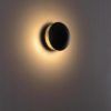 Wandlamp 13W 2700K rond antraciet