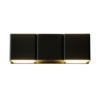 Wandlamp dubbel ovaal 6W 2700K antraciet
