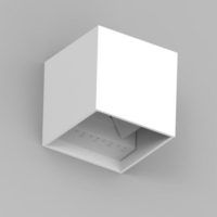 Wandlamp 10x10x10cm 2x3W 2700K dimbaar wit