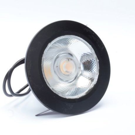 Downlighter zwart 75mm 6W 2000-2800K dimbaar Inbouw 36° hoogte 18mm