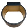 Wandlamp rond 100x100m rond 5w 2700K zwart-goud