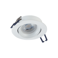 Inbouwring 85mm zaagmaat 68mm wit