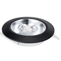 Downlighter Spot IP44 6W 75mm 1800-3000K dimbaar zwart