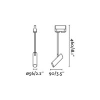 Faro Link 3-fase track G10 spot Ø56mm maten