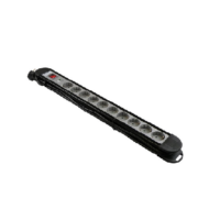 Contactdoos 10V zwart