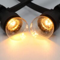 G45 E27 2W 2000K Led's in bodem