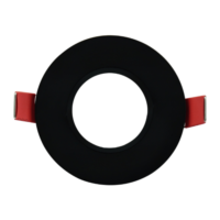 Inbouwspot 84mm zwart