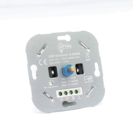 Led dimmer 5-300W met hotelschakeling