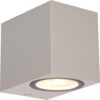 Buitenlamp 1xGU10 vierkant grijs