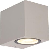 Buitenlamp 1xGU10 vierkant grijs