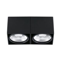 Faro Tecto 2xAR111 zwart