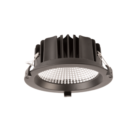 Downlighter 190mm 20W 60° 3000K zwart-2