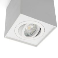 Opbouwspot GU10 96X96 105H kantelbaar wit-2