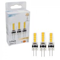 G4 3 STUKS 12V 1,8W 2700K dimbaar verpakt