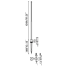Faro Bambou 1268 prikspot 8W 2700K IP65 maten