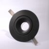 Opvulring 140mm zwart met 82 mm inbouwspot