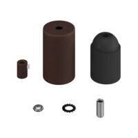 Cylindrische fitting E27 roest-2