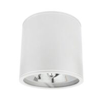 Opbouwspot AR111 GU10 Ø120 H115 IP65 wit