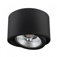 Opbouwspot AR111 GU10 zwart