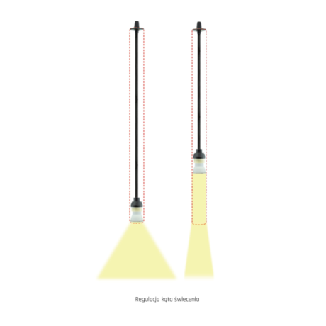 3-Fase Hanglamp slim MR11 zwart-3