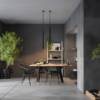 3-Fase Hanglamp slim MR11 zwart sfeer