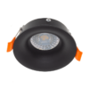 Inbouwspot 84mm IP44 zwart